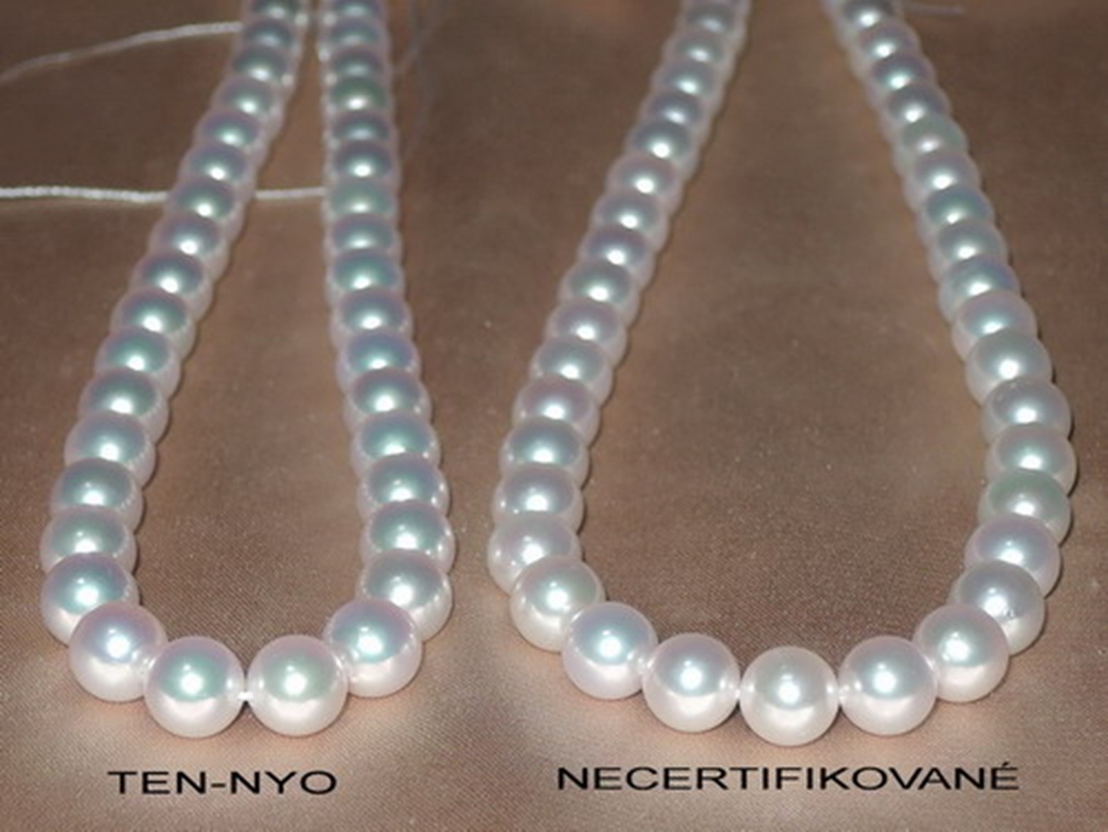 tenyo vs. necertikované perly
